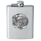 Pekingese Flask