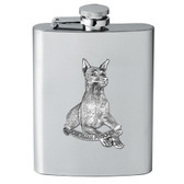 Doberman Pinscher Flask