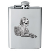 Weimaraner Flask