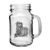 Golden Retriever Mason Jar Mug