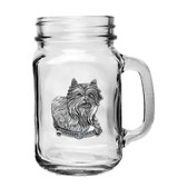 Yorkie Mason Jar Mug