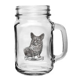 Corgi Mason Jar Mug