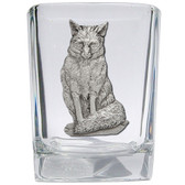 Fox Square Shot Glass Set of 2