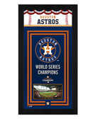 Houston Astros 2017 World Series Champions Miniframe - 13" x 6.75"