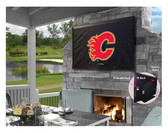 Calgary Flames TV Cover (TV sizes 40"-46")