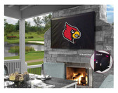 Louisville Cardinals TV Cover (TV sizes 50"-56")