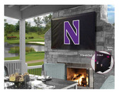 Northwestern Wildcats TV Cover (TV sizes 30"-36")