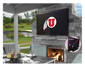 Utah Utes TV Cover (TV sizes 30"-36")