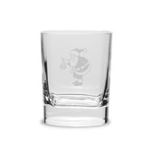 Santa 11.75 oz. Deep Etched Double Old Fashioned Glass