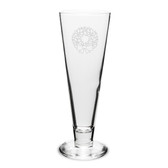 Wreath 16 oz. Deep Etched Classic Pilsner