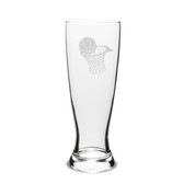 Basketball Hoop 23oz Deep Etched University Pilsner