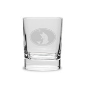 Gymnast Balance Beam 11.75 oz. Deep Etched Double Old Fashioned Glass