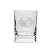 Eagle Oval 11.75 oz. Deep Etched Double Old Fashioned Glass
