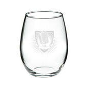 Microphone 21 oz. Deep Etched Stemless Wine Glass
