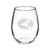 Duck Oval 21 oz. Deep Etched Stemless Wine Glass
