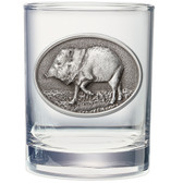 Javelina Double Old Fashioned Glass Set of 2