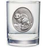 Chipmunk Double Old Fashioned Glass Set of 2