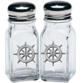 Ship Wheel Salt & Pepper Shakers