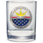 FIL-AM Double Old Fashioned Glass Set of 2