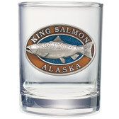 King Salmon Double Old Fashioned Glass Set of 2