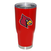 Louisville Cardinals 32oz Decal Powder Coated Stainless Steel Tumbler