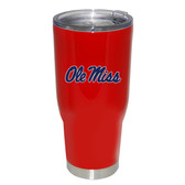 Ole Miss Rebels 32oz Decal Powder Coated Stainless Steel Tumbler