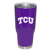 TCU Horned Frogs 32oz Decal Powder Coated Stainless Steel Tumbler