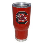South Carolina Gamecocks 32oz Decal Powder Coated Stainless Steel