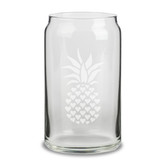 Pineapple 16 oz Beer Can Glass