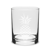 Pineapple 14 oz Classic Double Old Fashion Glass