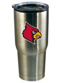 Louisville Cardinals 22oz Decal Stainless Steel Tumbler