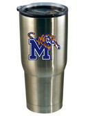 Memphis Tigers 22oz Decal Stainless Steel Tumbler