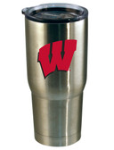 Wisconsin Badgers 22oz Decal Stainless Steel Tumbler