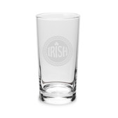 Irish Celtic Logo Deep Etched 10 oz Classic High Ball Glass