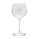 Shamrock Celtic Logo Luigi Bormioli 18 oz Titanium Red Wine Glass