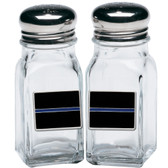 Thin Blue Line Salt & Pepper Shakers