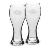 Claddagh Ring Logo 23 oz Giant Beer Pilsner - Set of 2