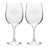 Claddagh Ring Logo 19 oz Classic Red Wine Glass - Set of 2
