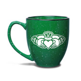 Claddagh Ring Logo 15 oz Green Bistro Mug