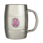 Pink Ribbon Keg Mug