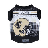 New Orleans Saints Pet Performance Tee Shirt Size XS