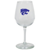Kent State 12.75oz Decal Wine Glass