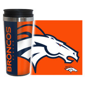Denver Broncos Travel Mug - 14 oz Full Wrap - Hype Style