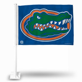 Florida Gators Blue Mean Head Car Flag