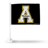 Appalachian State Mountaineers  Black Car Flag - PRIMARY LOGO