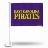 East Carolina Pirates "ECU WORD MARK" Car Flag