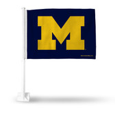Michigan Wolverines Power M Yellow Car Flag