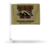 Western Michigan Broncos Car Flag