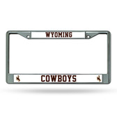 Wyoming Cowboys Chrome Frame