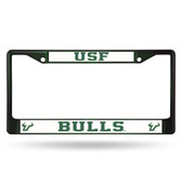 South Florida Bulls GREEN COLORED Chrome Frame